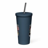 Clean Kitchen Dirty Mind - Insulated tumbler with a straw