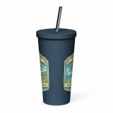 Coastal Calm - Insulated tumbler with a straw