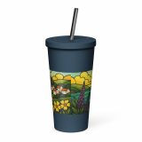 Harbour Light at Golden Bay - Insulated tumbler with a straw