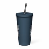 Im Not a Robot - Insulated tumbler with a straw