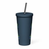 Oliver Dripwood - Insulated tumbler with a straw