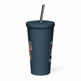 Clean Kitchen Dirty Mind - Insulated tumbler with a straw