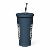 Eric - I Hide at Work - Insulated tumbler with a straw