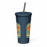 Pasties First - Insulated tumbler with a straw