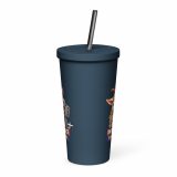 BAD INFLUENCE DOWN ERE - GOAT - Insulated tumbler with a straw
