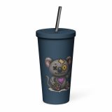 Milo Patchwick - Insulated tumbler with a straw