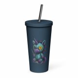 Silas Thornveil - Insulated tumbler with a straw