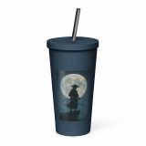 Moonlit Ronin - Insulated tumbler with a straw
