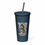 ERIC TRUST ME - Insulated tumbler with a straw