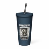 Eric - I Hide at Work - Insulated tumbler with a straw