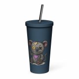 Milo Patchwick - Insulated tumbler with a straw