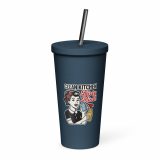 Clean Kitchen Dirty Mind - Insulated tumbler with a straw