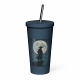 Moonlit Ronin - Insulated tumbler with a straw