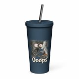 Ooops - Insulated tumbler with a straw