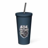 404 Emotions Not Found - Insulated tumbler with a straw