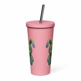 Oliver Dripwood - Insulated tumbler with a straw