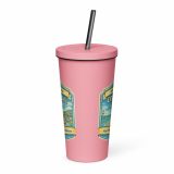 Coastal Calm - Insulated tumbler with a straw