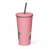 SORT YOURSELF OUT - HEN - Insulated tumbler with a straw