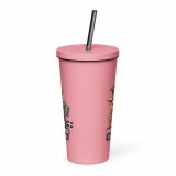 BAD INFLUENCE DOWN ERE - GOAT - Insulated tumbler with a straw