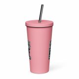 Im Not a Robot - Insulated tumbler with a straw