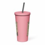 Bude Coastal Signboard - Insulated tumbler with a straw