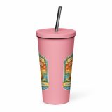 Pasties First - Insulated tumbler with a straw