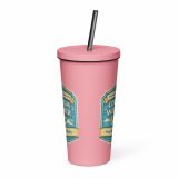 Unpredictable Quality – Cornish Weather - Insulated tumbler with a straw
