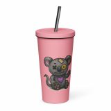 Milo Patchwick - Insulated tumbler with a straw