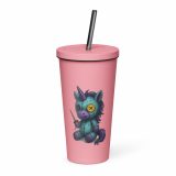 Silas Thornveil - Insulated tumbler with a straw
