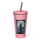 Moonlit Ronin - Insulated tumbler with a straw
