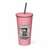 Eric - I Hide at Work - Insulated tumbler with a straw