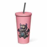 Ashfanf - Insulated tumbler with a straw