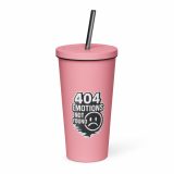 404 Emotions Not Found - Insulated tumbler with a straw