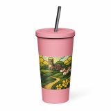 Harbour Light at Golden Bay - Insulated tumbler with a straw