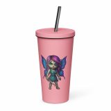 Lyla Thornwick - Insulated tumbler with a straw