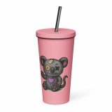 Milo Patchwick - Insulated tumbler with a straw