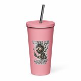 ERIC TRUST ME - Insulated tumbler with a straw