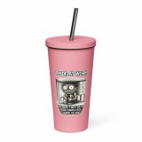 Eric - I Hide at Work - Insulated tumbler with a straw