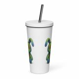 Oliver Dripwood - Insulated tumbler with a straw