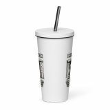 Eric - I Hide at Work - Insulated tumbler with a straw
