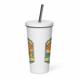 Proper Job Energy - Insulated tumbler with a straw