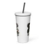Ooops - Insulated tumbler with a straw