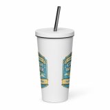 Unpredictable Quality – Cornish Weather - Insulated tumbler with a straw