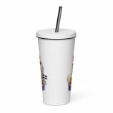 SORT YOURSELF OUT - HEN - Insulated tumbler with a straw