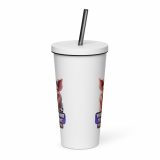 YEAH I MENT TO DO THAT PROPER JOB - PIG - Insulated tumbler with a straw