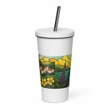 Harbour Light at Golden Bay - Insulated tumbler with a straw