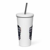 DREAM HAS CRASHED - Insulated tumbler with a straw