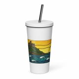 Golden Tide at St Michael’s Mount - Insulated tumbler with a straw