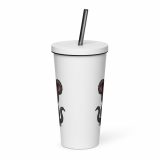 Milo Patchwick - Insulated tumbler with a straw