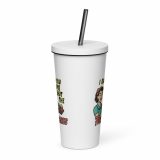 I baked some SHUT the FUCKUPCAKES - Insulated tumbler with a straw